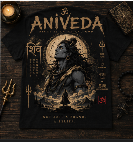 ANIVEDA – Shiva Back Print Tee