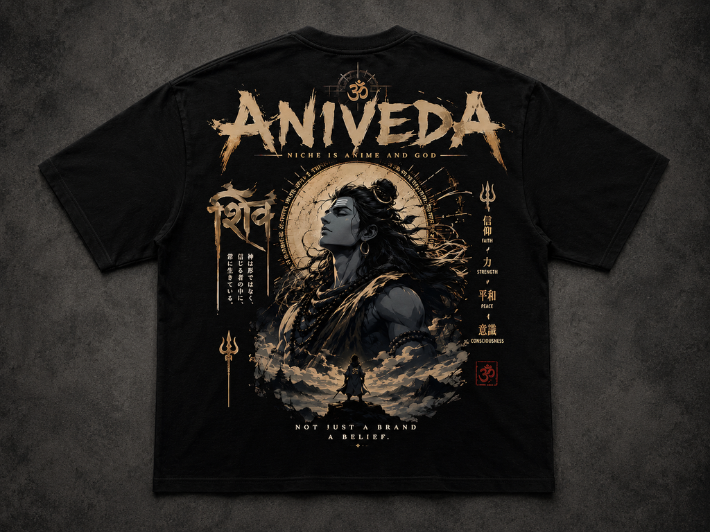 ANIVEDA – Shiva Back Print Tee