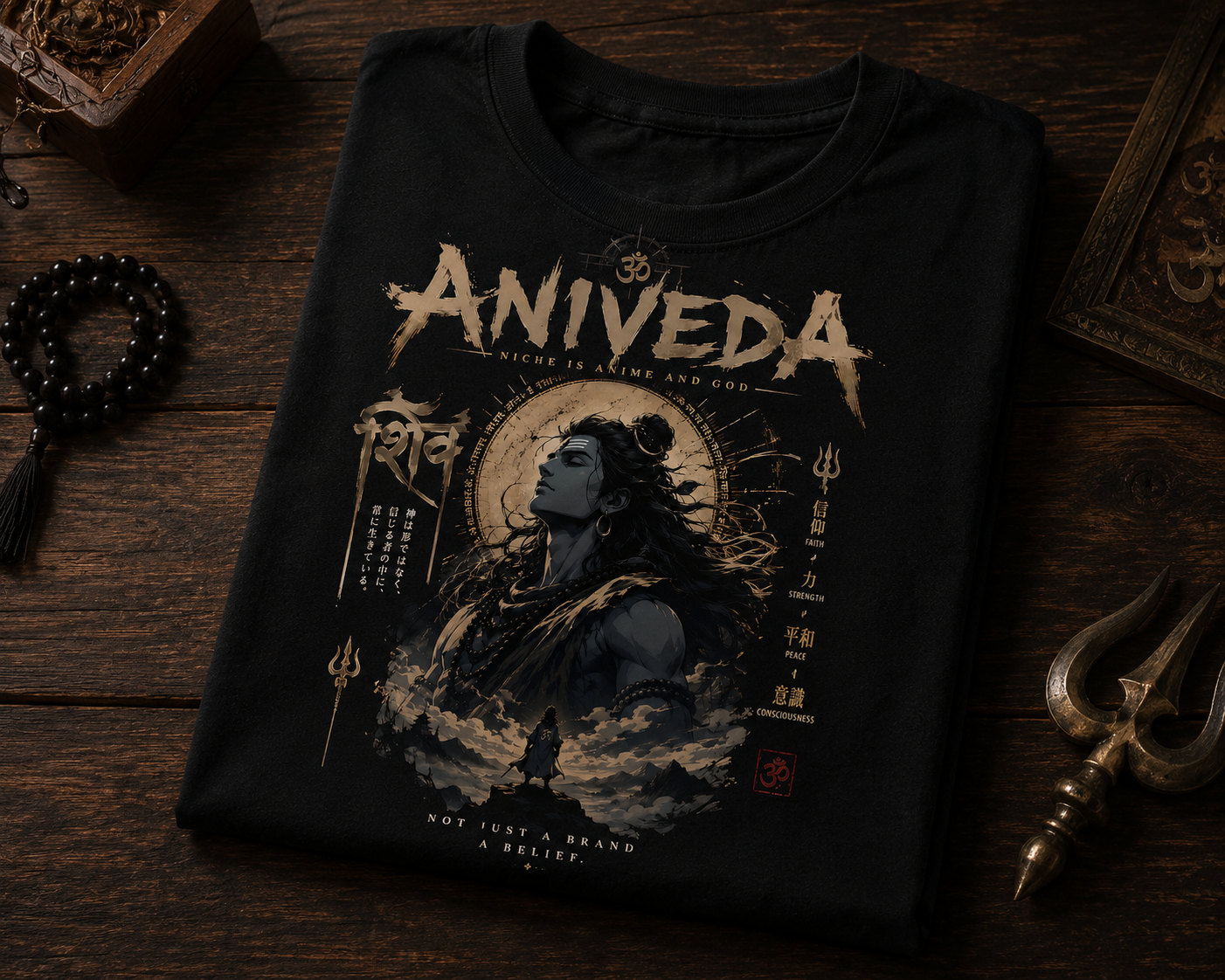 ANIVEDA – Shiva Back Print Tee